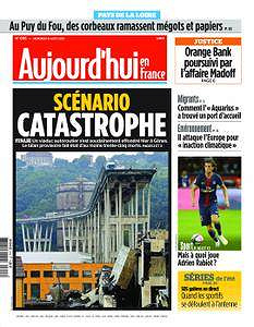 Aujourd’hui en France - Mercredi 15 Août 2018