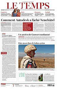 Le Temps - Jeudi 16 Août 2018