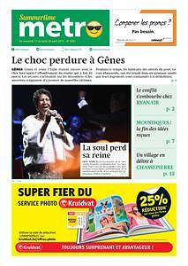 Metro Belgique - Vendredi 17 Août 2018