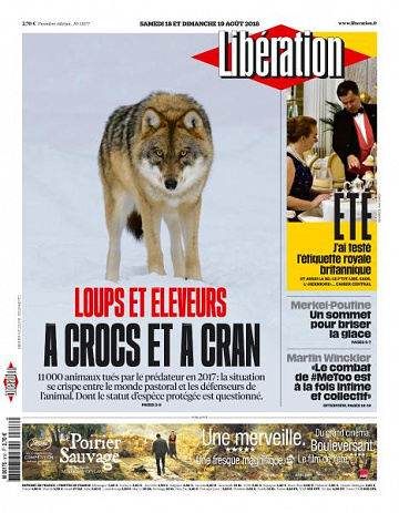 Libération du  Samedi 18 et Dimanche 19 Août 2018