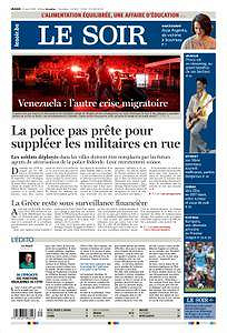 Le Soir - Mardi 21 Août 2018