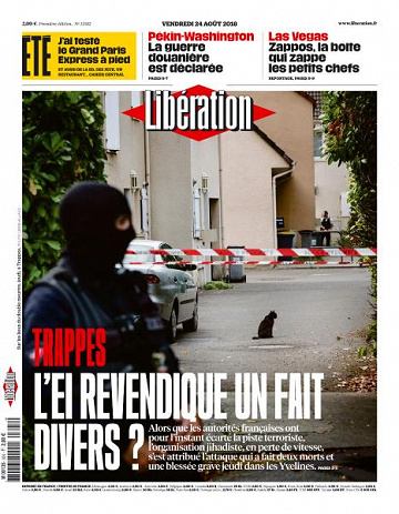 Libération du Vendredi 24 Août 2018