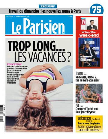 Le Parisien du Vendredi 24 Août 2018