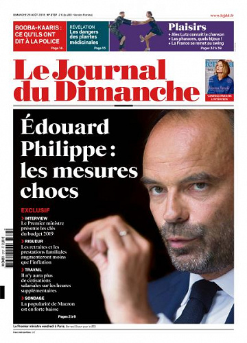 Le Journal du Dimanche - 26 Août 2018