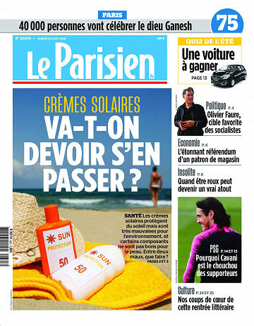 Le Parisien du Dimanche 26 Août 2018