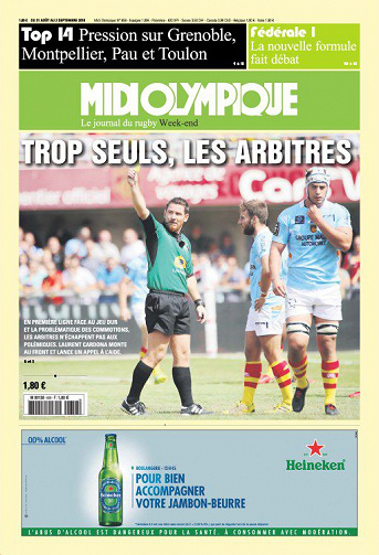 Midi Olympique Vert - 31 Août 2018