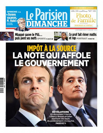 Le Parisien du Dimanche 2 Septembre 2018