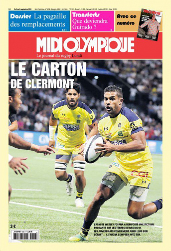 Midi Olympique Rouge - 3 Septembre 2018