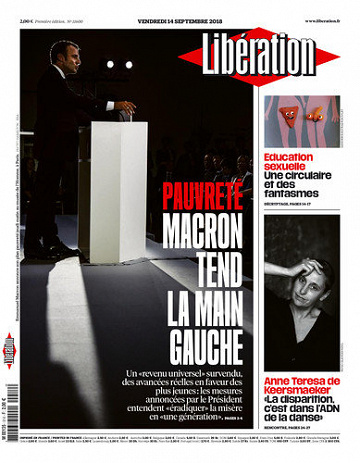 Libération du Vendredi 14 Septembre 2018