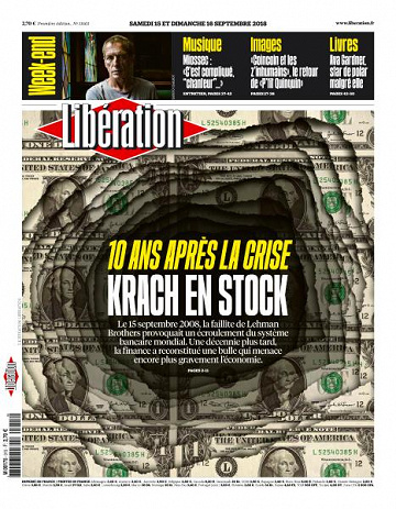Libération du  Samedi 18 et Dimanche 19 Août 2018Libération du Samedi 15 et Dimanche 16 Septembre 2018