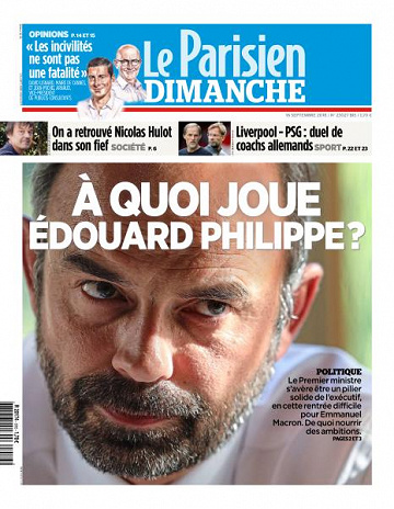 Le Parisien du Dimanche 16 Septembre 2018