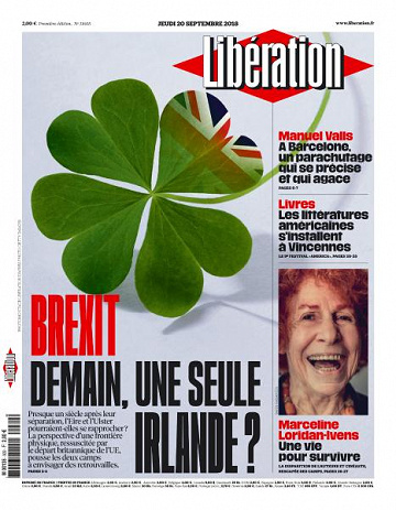 Libération du Jeudi 20 Septembre 2018