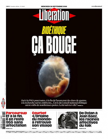 Libération du Mercredi 26 Septembre 2018