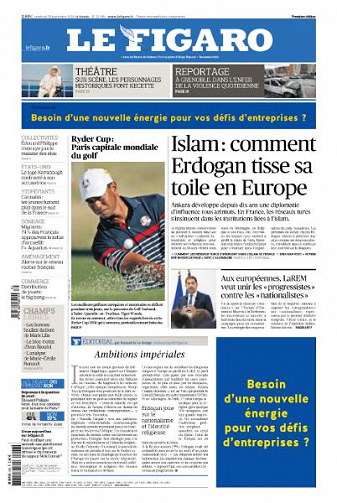 Le Figaro du Vendredi 28 Septembre 2018