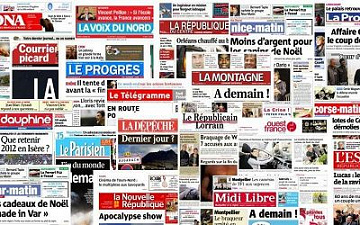 Pack Journaux - Vendredi 28 Septembre 2018