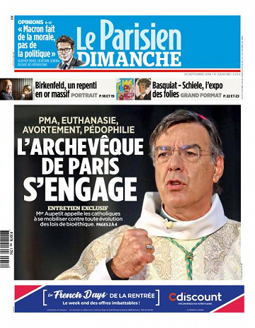 Le Parisien du Dimanche 30 Septembre 2018