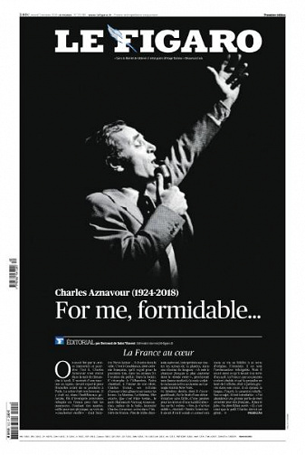 Le Figaro du Mardi 2 Octobre 2018