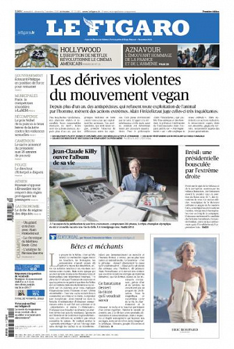 Le Figaro du Samedi 6 et Dimanche 7 Octobre 2018