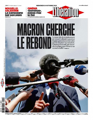 Liberation du Mercredi 10 Octobre 2018