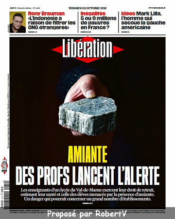Libération - Vendredi 12 Octobre 2018