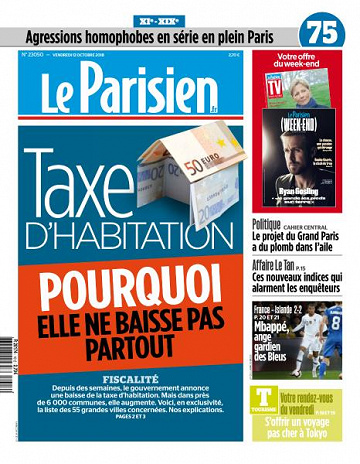Le Parisien du Vendredi 12 Octobre 2018