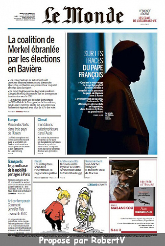 Le Monde - Mardi 16 Octobre 2018