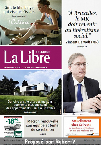 La Libre Belgique - Mercredi 17 Octobre 2018
