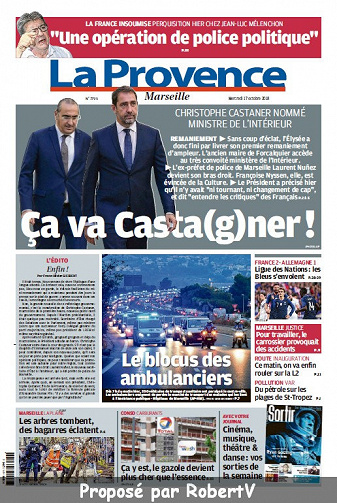 La Provence Marseille - Mercredi 17 Octobre 2018