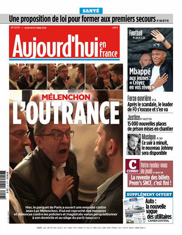Aujourd’hui en France du Jeudi 18 Octobre 2018