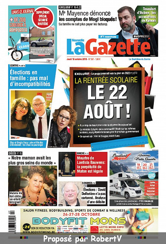 La Nouvelle Gazette Centre - Jeudi 18 Octobre 2018