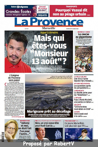 La Provence Marseille - Vendredi 19 Octobre 2018