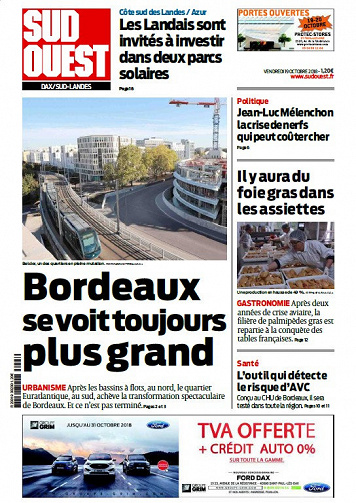 Sud Ouest Dax - Sud-Landes - Vendredi 19 Octobre 2018