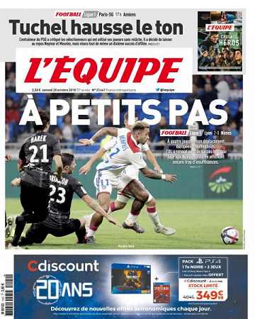 L’equipe du Samedi 20 Octobre 2018