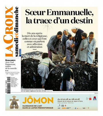 La Croix du Samedi 20 et Dimanche 21 Octobre 2018