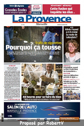La Provence Marseille - Samedi 20 Octobre 2018