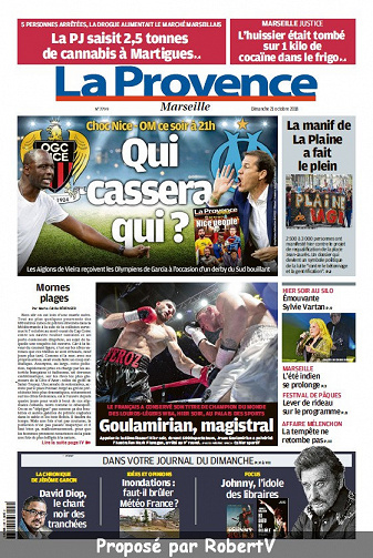 La Provence Marseille - Dimanche 21 Octobre 2018