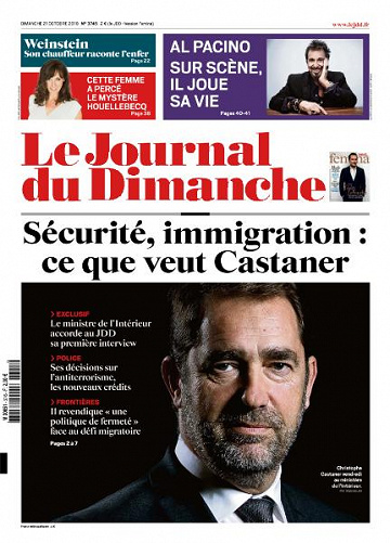 Le Journal du Dimanche du 21 Octobre 2018