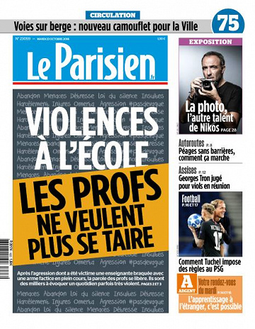Le Parisien du Mercredi 23 Octobre 2018