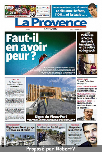 La Provence Marseille - Mardi 23 Octobre 2018