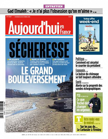 Aujourd’hui en France du Vendredi 26 Octobre 2018