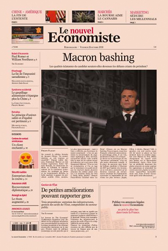 Le nouvel Economiste du Vendredi 26 Octobre 2018