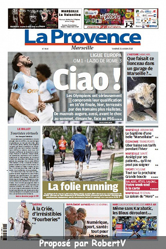La Provence Marseille - Vendredi 26 Octobre 2018