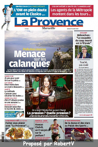 La Provence Marseille - Samedi 27 Octobre 2018
