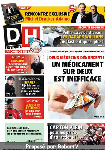 La Dernière Heure Liège - Samedi 27 Octobre 2018