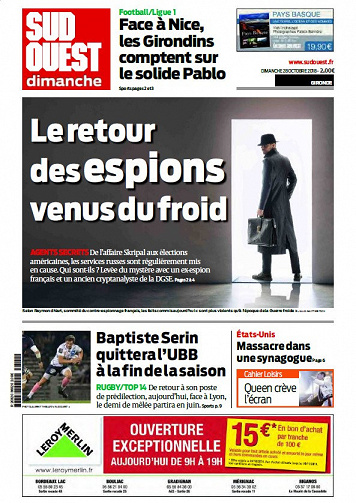 Sud Ouest Dimanche - Gironde - Dimanche 28 Octobre 2018