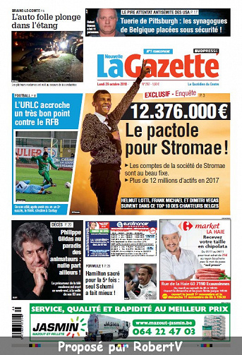 La Nouvelle Gazette Centre - Lundi 29 Octobre 2018