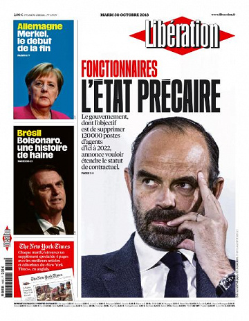 Liberation du Mardi 30 Octobre 2018