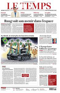 Le Temps - Mardi 30 Octobre 2018