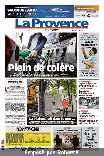La Provence Marseille - Mardi 30 Octobre 2018