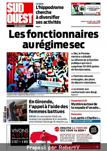 Sud Ouest Sud-Gironde - Mardi 30 Octobre 2018